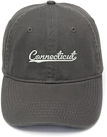 גברים של בייסבול כובעי קונטיקט-סי. טי רקום אבא כובע שטף כותנה כובע