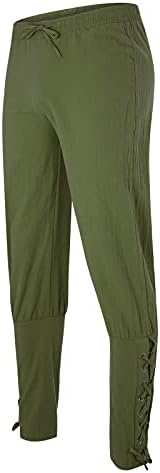 מכנסי רצועת רנסנס של דיאגו גברים קרסול מכנסי רנסנס קרסול מכנסי וינטג 'מכנסיים מכנסיים רחוב טרנדי