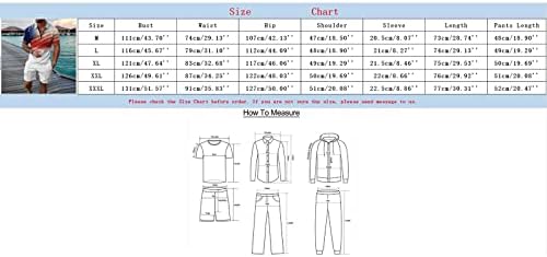מכנסיים קצרים של 4 ביולי קבעו חולצות פולו פטריוטיות וחליפה קצרה 2023 תלבושות מזדמנים קיץ רופפות