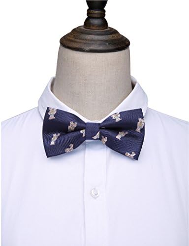 אוסקי 8 חבילות עניבות פרפר קשורות מראש מתכווננות אלגנטיות עבור בנים גברים בצבעים שונים כמו 1 &