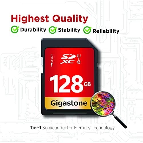 ג 'יגה 128 ג' יגה-בייט 2 חבילות כרטיס זיכרון כרטיס זיכרון 10 כיתה 10 מהירות גבוהה וידאו מלא