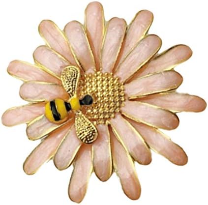 Cabilock Daisy Spring פרח צבוע מפית מתכת מפית טבעות מפיות דבורה מתכתית למסיבת חתונה ושימוש יומיומי
