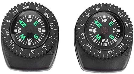 Alomejor Compass for Survival Watch Band Paracord Paracord של 2 של 2