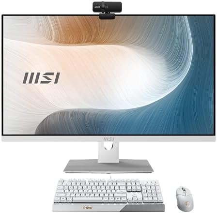 MSI מודרני AM271P AIO Desktop, 27 LED בכיתה IPS, אינטל Core I7-1165G7, זיכרון 16 ג'יגה-בייט, 512GB