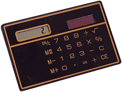 מחשבון כיס Hevirgo נייד מגע חזק מגע ABS ABS ADICE משרדי מחשבון כרטיס לחנות שחור