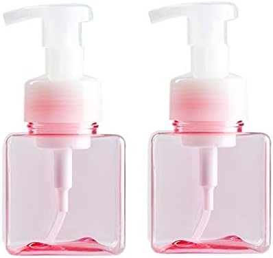 מתקן סבון בקבוק קרם קרם קרם חפיסה של 2 מתקן סבון מקציף