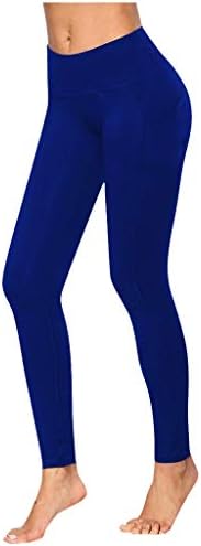 מכנסי יוגה במותניים גבוהות של Foviguo לנשים לנשים דחיסת אימון מתחם חותלות בקרת בטן טייץ ספורט עם כיס