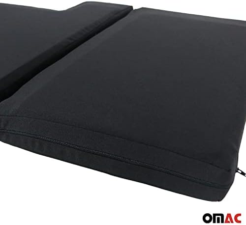OMAC מתקפל מיטת מכונית ניידת עבור פולקסווגן T5 2003-2015, מיטת קמפר קדמית קדמית לנסיעות, טנדר, קמפינג, שחור
