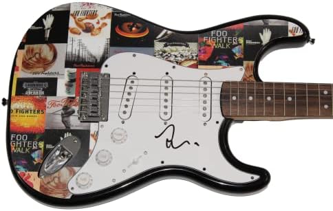 טיילור הוקינס חתם על חתימה בגודל מלא יחיד במינו 1/1 פנדר סטרטוקסטר גיטרה חשמלית ב / ג 'יימס ספנס מכתב אותנטיות