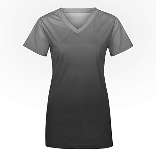 חולצות טשטוש נשים רגועות מתאימות יתר על המידה חולצות צוואר צוואר נעים