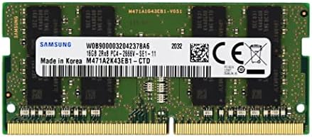 סמסונג 16GB DDR4 2666MHz PC4-21300 SODIMM 2RX8 CL19 1.2V מודול זיכרון 260 פינים שדרוג מחשב נייד