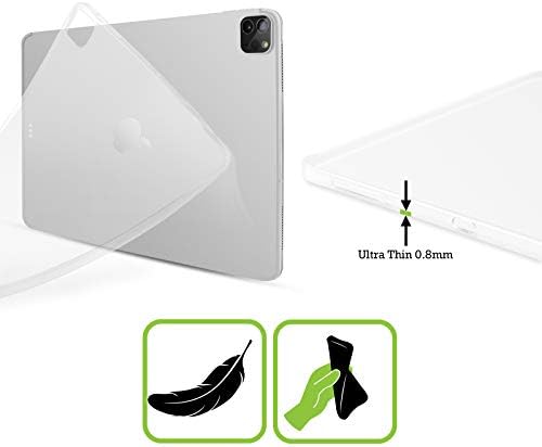 עיצובים של תיק ראש מורשה רשמית שינה פייק בהקיץ צבי ים ופרחים בעלי חיים מארז ג'ל רך תואם ל- Apple iPad Pro 12.9