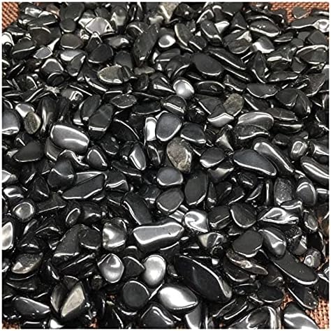 Shangmaoyo Crystal Rocks 100 גרם טבעי שחור שחור קוורץ חצץ קריסטל טיהור דגאוס אבנים טבעיות ומינרלים
