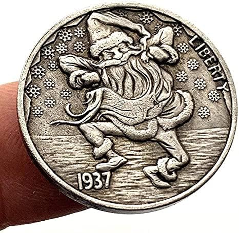 עדה מטבע מבוזר עותק מטבע 1937 נדודים מטבע סנטה האהוב מטבע הנצחה מטבע כסף מצופה מזל מטבע אסיפה
