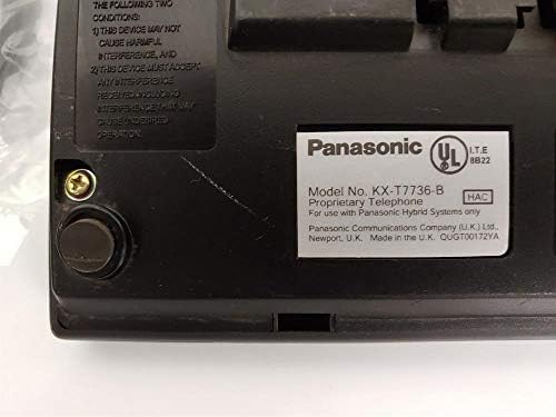 Panasonic KX-T7736B 24 טלפון קנייני כפתורים