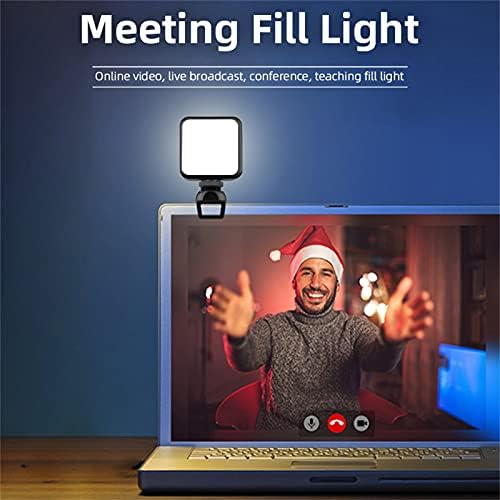 Yiisu 6079R0 ועידת וידאו ערכת תאורת מחשב נייד תאורת מצלמת רשת עם אור מצלמת LED קליפ
