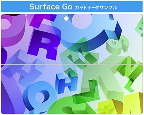 כיסוי מדבקות של Igsticker עבור Microsoft Surface Go/Go 2 אולטרה דק מגן מדבקת גוף עורות 002076 טקסט