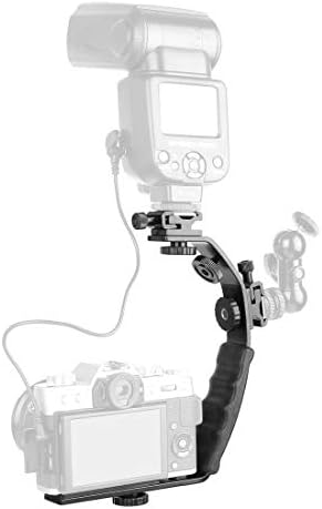 לוקאנג מצלמה אביזרי בצורת אלומיניום פלאש סוגר מצלמה מחזיק