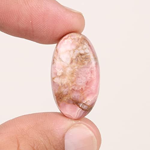 Real-gems מוסמך Rhodochrosite 33 ct. צורה סגלגלה מושלמת אבן חן רופפת AXC-972