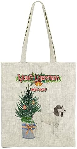 כלב חיות מחמד חג המולד של סנטה עציצי עציץ פעמוני אורן קופסאות מתנה לחג המולד שמח תיק לנשים, תיקי מכולת