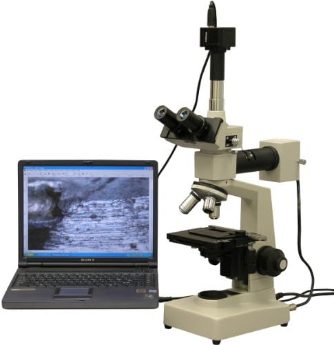 AMSCOPE ME300TA-5M אפיסקופי דיגיטלי אפיסקופי דיגיטלי מיקרוסקופ, WF10X ו- WF16X עיניים, הגדלה של 40X-640X,