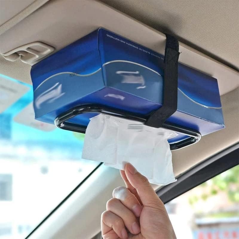 רכב Miaohy Sun מגן רקמות מחזיק רקמות שקית רקמות קביעת מסגרת כיסא רכב אחורי מחזיק מגבת נייר