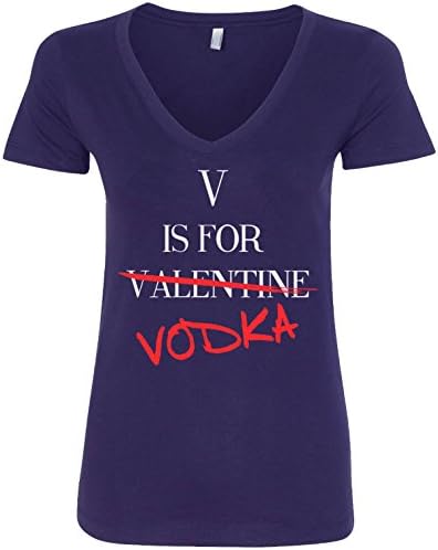 Threadrock Women's V מיועד לחולצת טריקו של Vodka Vodka V