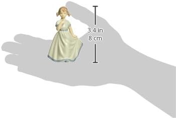 נערת חרסינה משובחת קוסמוס מחזיקה צלמית שמלה, 3-1/4 אינץ '