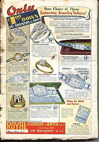 ספר שחור בלש-אפריל 1937-נורמן סונדרס מוזר איום שעבוד כיסוי-הקוסם מופיע
