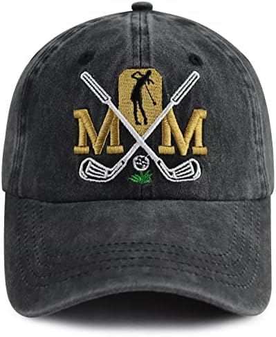 כובע אמא גולף לנשים אמא, כותנה כותנה מתכווננת מצחיקה מתנות לאמא מתנות כובע בייסבול