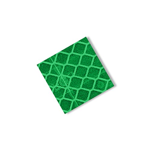 3M 3437 מיקרו -פריזמטי ירוק קלטת רפלקטיבית, 0.375 x 5 yd