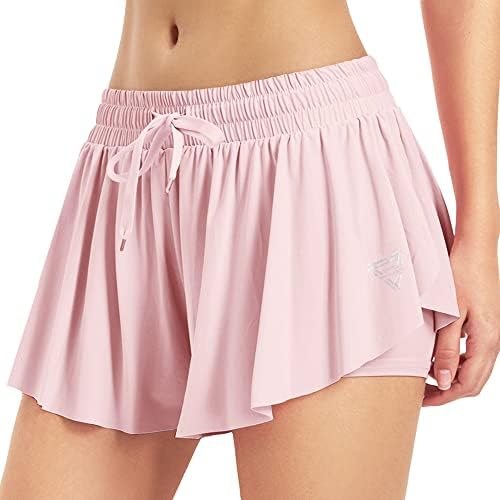 מכנסיים קצרים זורמים לנשים פרפר בנות קיץ מכנסיים קצרים של מכנסיים אתלטים
