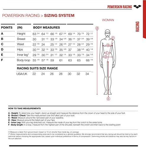 Arena Powerskin St 2.0 לנשים מירוץ גב פתוח בגד ים בגוף מלא רגל קצרה חליפה טכנולוגית אתלטית אחת, מידות 22-34