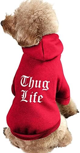 קפוצ'ונים של כלב חיי כלבים עם סווטשירט עם סווטשירט חיות חיות חיות מחמד מעיל עם כובע