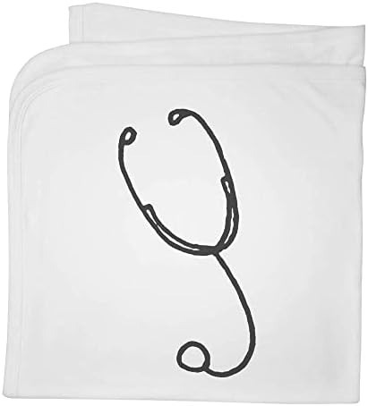 Azeeda 'Stethoscope' שמיכה/צעיף כותנה כותנה