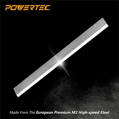 PowerTec 148070 8 אינץ 'סכינים שטרן HSS לדלתא 37-365 X5 DJ20, סט של 3