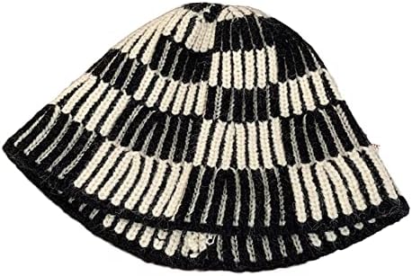 נשות דלי סרוג כובע דלי סרוג כובעי חורף חמים כובע שעועיות סרוגות לגברים נשים, שלג חיצוני ספורט מזג