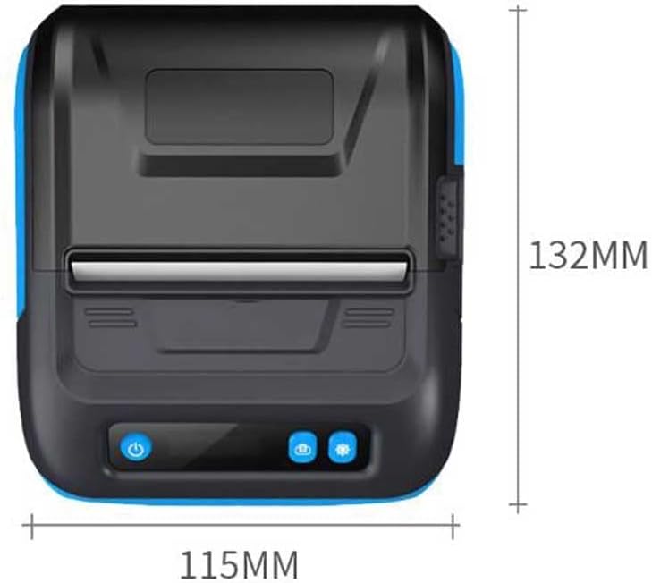 N/A 3 אינץ 'מדפסת תרמית קבלת תווית תווית ניידת שטר נייד משלוח דרך מדפסת תווית שטרות