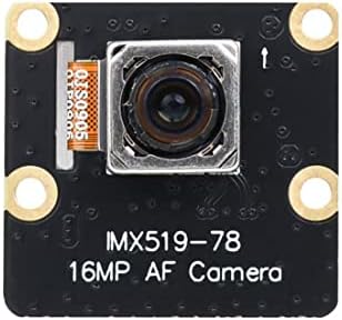 מצלמת AF של IMX519-78 16MP עבור Raspberry Pi, 78.5 ° FOV, מיקוד אוטומטי גמיש, מצלמה ברזולוציה גבוהה