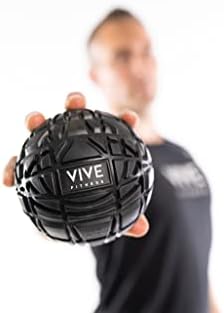 Vive Fitness Exage Ball ~ מפסק העוגה ~ טיפול נקודת ההדק ~ נוצר כדי להקל על שרירי הכואבים של הגב, התחת, הכתפיים