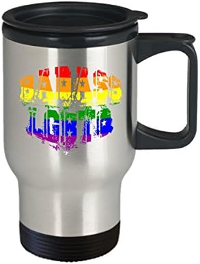 מצעד קשת גאווה גאווה Badass LGBTQ ספל נסיעות LGBT