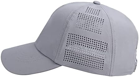 נשים מהיר ייבוש בייסבול כובע שמש כובעי רשת קל משקל הגנה עבור חיצוני ספורט - מרובה צבעים