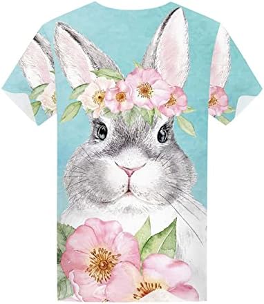 חולצות ארנב חמודות לנשים קז'ואלים קיץ חולס פסחא