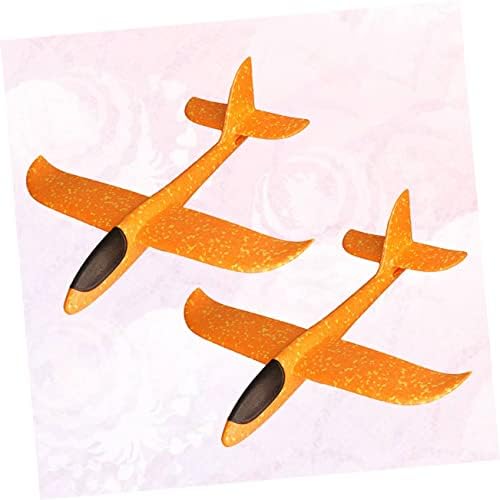 STOBOK ילדים צעצועים מטוס צעצועים מטוסים דאון לילדים מטוס מטוס משחק מטוס צעצועים דגם מטוס מתנה קטן 48C Orange