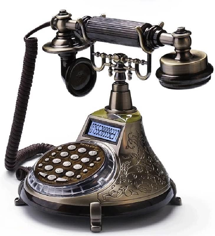 GRETD וינטג 'טלפוני טלפונה חיוג מפתח חיוג מפתח טלפון קבוע משרד עתיק חדר לימוד