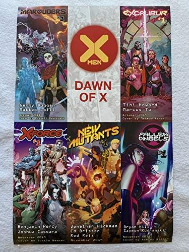 X -Men Dawn of X - 13 X20 D/S מקורי פרומו קומיקס פוסטר NYCC 2019 מארוול