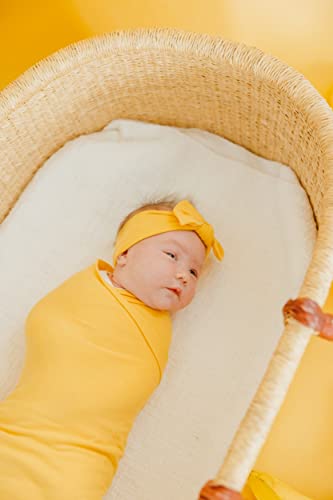 נחושת פרל תינוק נמתח רך לסרוג סרט קשת בננה